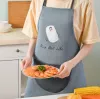 Waterproof and oil-proof household kitchen aprons for export details Picture
